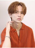 ニュアンスパーマダウンパーマ黒髪韓国マッシュツーブロック