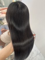 ロンドルピナス 小倉(Lond Lupinus)&nbsp;ブルーブラック/ワイドバング/美髪のススメ/外ハネボブ/北九州/