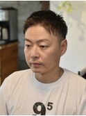 短髪爽やかアップバング【メンズカット/倉敷/中島】