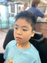 理容プラーナ 都留店 キッズカット　ツーブロック