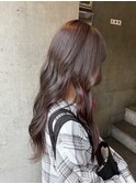 【ピンクインナーカラー】