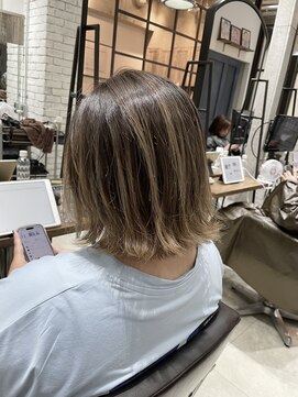 フェリア 渋谷(Feria) 【Feria渋谷】ショートバレイヤージュ☆渡邉悟