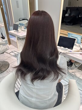 ロンドルピナス 小倉(Lond Lupinus) ミディアムヘア暗めカラー/デザインカラー/フェイスフレーミング