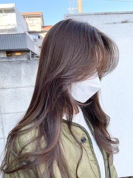 ラック(LUCK) 船橋/くすみベージュ/細めハイライト