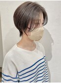 ショート 似合わせ 透明感カラー
