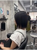 ぱつっとボブ ミニボブ ショートボブ