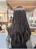 暗髪ロングヘア