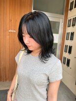 アルジャーノンシロ(ALGERNON shiro)&nbsp;美髪暗髪/ブルーブラック/艶髪/20代30代/竹内哲太