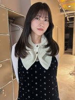 フィルムス 大阪本町(FILMS)&nbsp;レイヤーカット/顔まわりカット/寒色ブラウン/ナチュラル