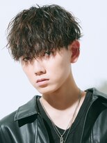 エルマーク 四条烏丸(L-MARK)&nbsp;波巻きパーマ/スパイラルパーマ/メンズ/眉毛/短髪/サーフカール