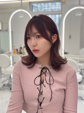 コア プラス 立川(COA PLUS) 韓国風レイヤーカット髪質改善ダブルカラーハッシュカット