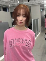 キティー サカエ(kiti SAKAE)&nbsp;ベージュ/レイヤーカット/ハッシュカット/栄