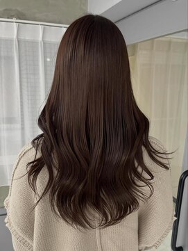スウィープ 平尾(sweep) ブリーチなしのチョコレートブラウン