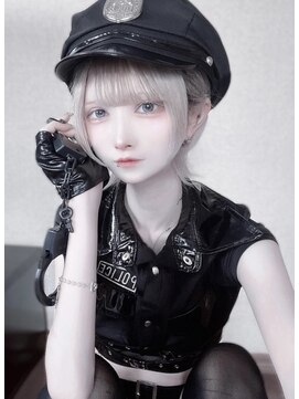 インク 渋谷(INK.) ミルクティーブロンドニュアンスウルフワンホンレイヤー渋谷