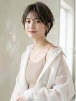 ヘアーメイクパウダー 天王寺寺田町店(Hair make powder) 大人可愛い20代30代40代小顔ひし形ハンサムショート丸み前下がり