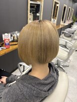 ユニティ 小田急相模原店 ブリーチ毛もまとまるコンパクトボブ【小田急相模原/縮毛矯正】