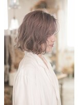 キミ(kimi)&nbsp;【ｋｉｍｉ自由が丘】ラベンダーピンクグレージュカラー×ボブ