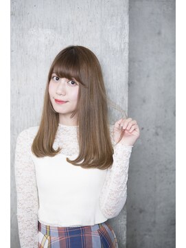 サロンドミルク 原宿(salon de MiLK) 【salon de MiLK 原宿】ケアブリーチアッシュベージュワンカール