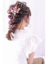 ヘアテリア リュウ 大塚(hair teria ryu) ルーズ編みおろしアレンジ