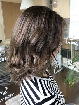 クリエイト(CREATE) ふんわりセミロング