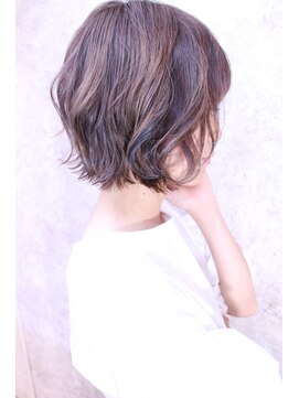 キャアリー(Caary) 福山　人気美容室Caary大人かわいい外ハネバレイヤージュカラー