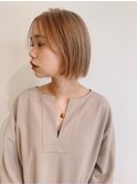 ハイトーンボブヘア