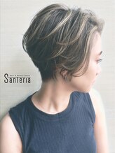 サンテリア(Santeria) 【Santeria】“美首シルエット”×コントラストハイライト