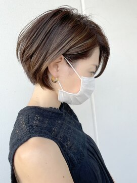 ルーファス 恵比寿 渋谷(Ruufus) 40代からの大人ハイライトボブ【Ruufus恵比寿渋谷】3157ｄ