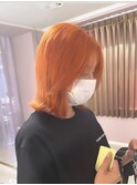 オレンジ/レイヤーボブ