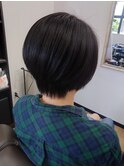 ツーブロックショートボブ