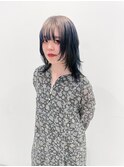 10代20代個性派ハイトーンルーツカラー顔まわりレイヤー髪質改善
