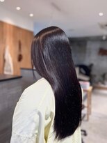 ニカイ(2F) 似合わせカット/大人ガーリー/ツヤ髪ロング/ネビージュ