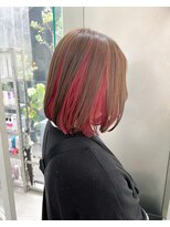 シェリ ヘアデザイン(CHERIE hair design)&nbsp;インナーチェリーレッド☆