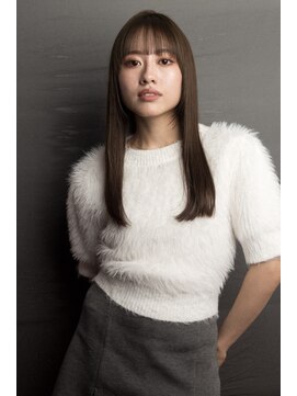 ミンクスリッカ 表参道(MINX RICCa) 大人可愛いシースルーバング　イルミナカラー　髪質改善