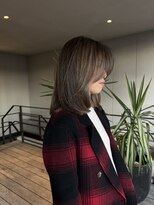 リバレッジ 広尾(Leverage) 海外風大人ハイライトレイヤーヘア 担当:柴崎