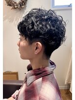 ヘアデザイン エソラ(hair design esora) ビジネスにもカジュアルにもいけるツーブロックパーマ