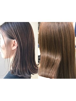 施術後も手触り◎カラー、パーマにぴったりの《オージュア》トリートメント！