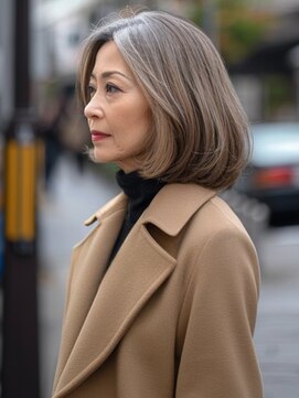 アルトリスト(Altruist Aging×HAIR&SPA) ☆イメチェンピンクベージュアンブレラカラー前髪クールショート