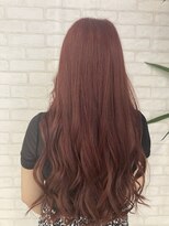 ビス ヘア アンド ビューティー 西新井店(Vis Hair＆Beauty) 大人かわいいピンクレッドカラー