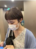 ワイドバング、ショート、ショートヘア