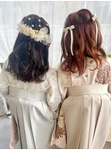 卒業式ヘアセット