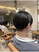 刈り上げ×耳掛けショート♪