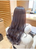 透明感グレージュ