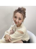 【ヘアアレンジ】お団子ヘアアレンジ