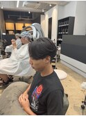 MEN’S HAIR/サーフカール/刈り上げセンターパート/船橋
