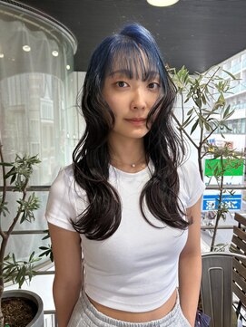 エルム 府中(yelm) 【ブルー×ルーツカラー】#ダブルカラー#韓国