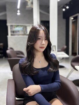 アウラ 近鉄八尾駅前店(Aura) チョコレートカラー × 韓国風　近鉄八尾