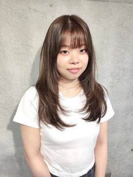 エンドット(en.) ロングレイヤー&顔周りカット 担当寺尾