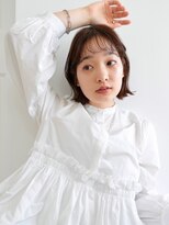 トリッカ 銀座(tricca)&nbsp;ショートボブ/ショートヘア/小顔/顔まわりカット/外はねボブ