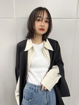 シーン(SCENE)&nbsp;[天神今泉/黒髪カタログ/クラゲヘアー/オリーブグレー]